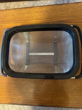 Sabatier Black Mesh Kitchen Strainer with Handles